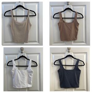 4 - ABERCROMBIE COTTON TANK TOP BUNDLE